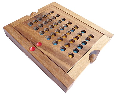 4 Vier Gewinnt Spiel Aus Holz Für Zuhause Oder Unterwegs