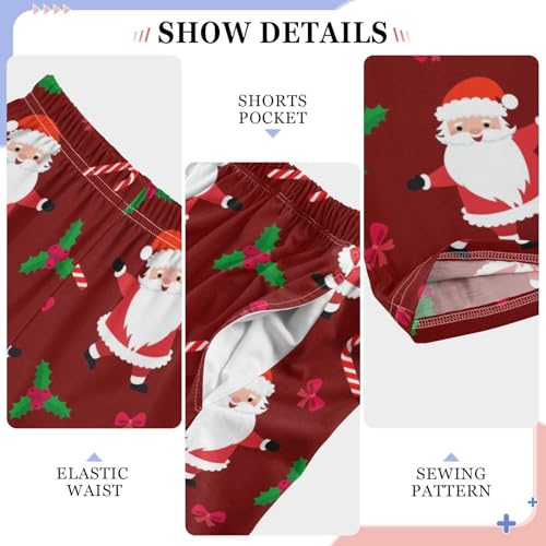 Boys' Pants Christmas Gnomes Candies Gifts Long Bottoms Jogger Pants Elastic Waist Trousers with Pockets S-XL4