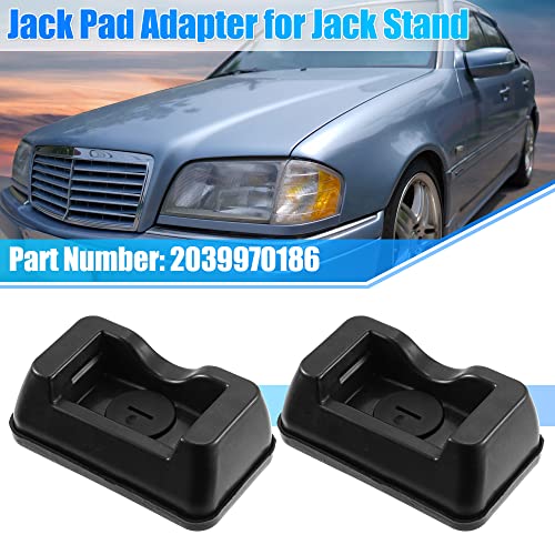 Image of X AUTOHAUX 2 Pcs Jack Point Pad Jacking Support Plug Lift Block Adapter for Mercedes-Benz C230 W203 W211 R171 C219 2039970186