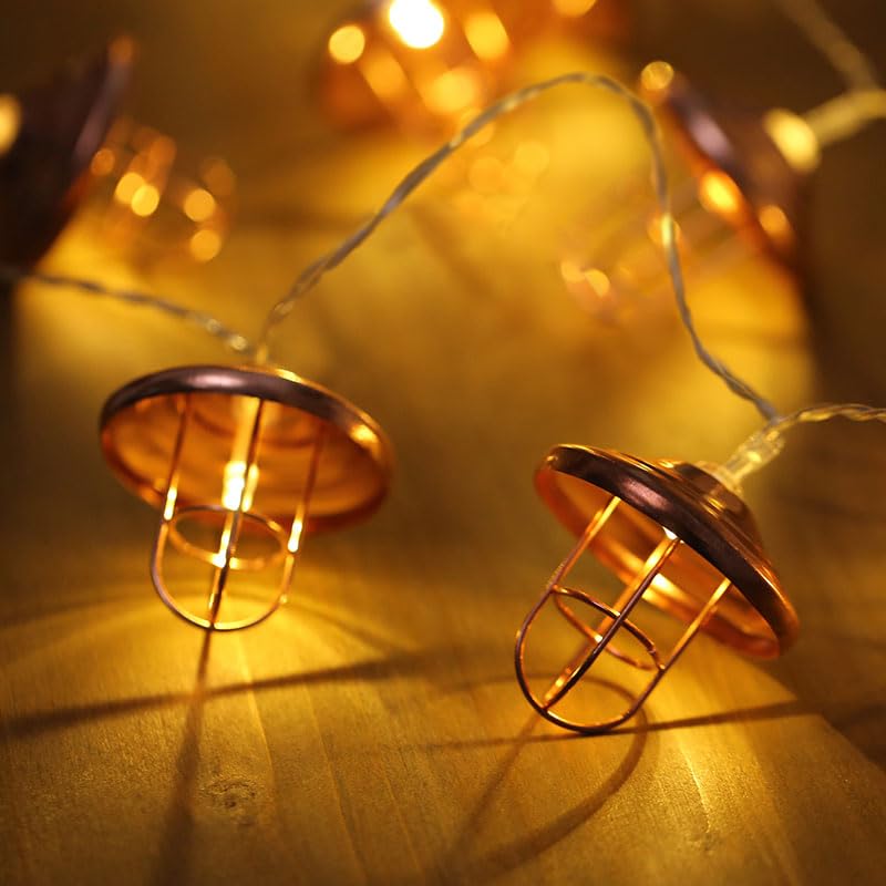 Amazon.co.jp: Cerdeco LEDデザインストリングライト アンティーク調 8