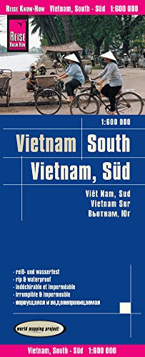 Reise Know-How Landkarte Vietnam Süd (1:600.000): world mapping project