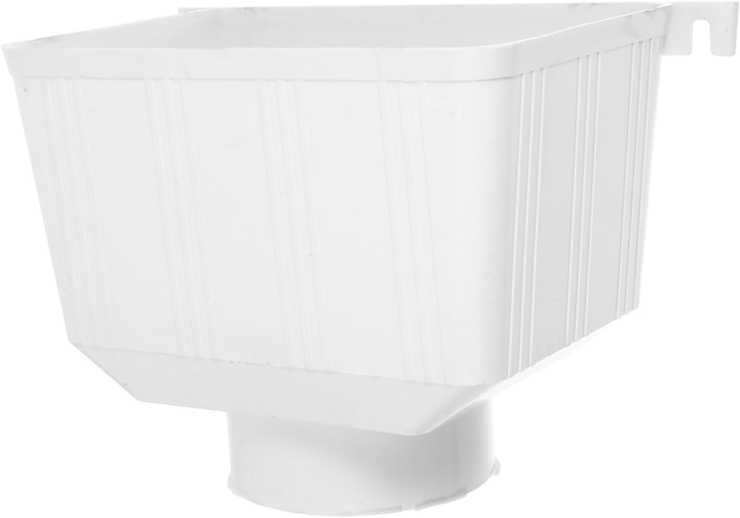 3pcs Rain Gutter Downspout Connector Plastic Gutter Pipe Adapter Downspout Drainage Fitting