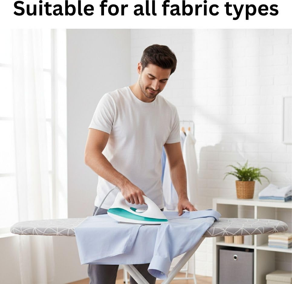 Image of Phuket Dry Iron 1000 watts | Premium Press | Electric iron for clothes | Anti Bacterial German Coating Technology | Powerful Heating | Perfect for gifting | Premium Iron | Green