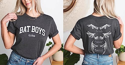 Bat Boys Shirt - Illyrians of The Night Court Shirt, Acotar A Court of Thorns and Roses 2 Sided Shirt3