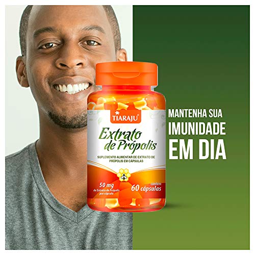 Extrato de Própolis 50mg - 60 Cápsulas - Tiaraju