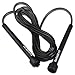 Garage Fit 9' PVC Jump Rope for Cardio Fitness - Licorice Jump Rope - Plastic Jump Rope - Great for both kids and adults (Black)