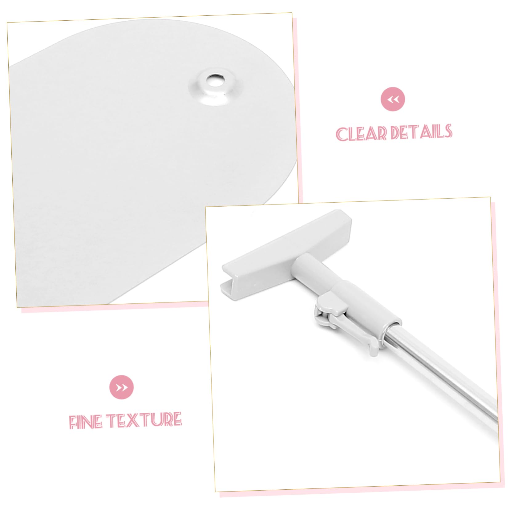 Porta Cartellino Prezzi A5 Bianco in Acciaio Inox e Plastica | Espositore per Negozio e Frutta, Design Stabile Riutilizzabile, Supporto Prezzi per Scaffale