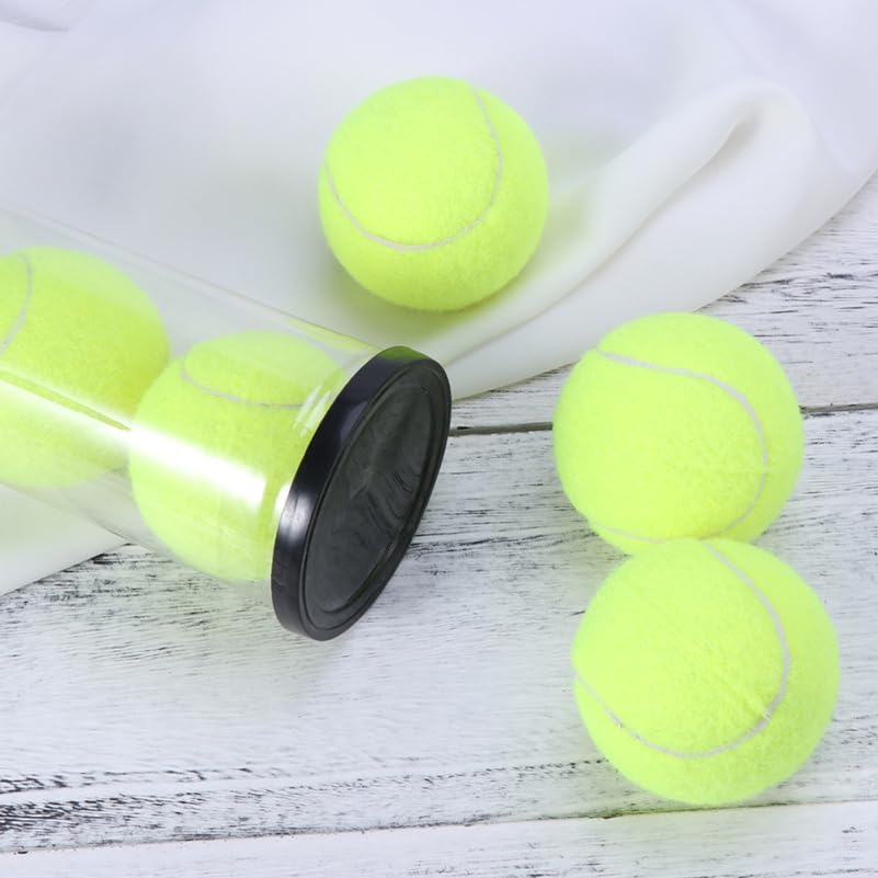 Miniatura 3 de 3 unids titular de pelota de tenis portátil multifunción botella de almacenamiento para pelotas de tenis contenedor transparente con tapa resistente