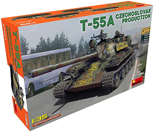 Char Miniart MIN37084 T-55A réplique historique 1:35 avec détails en photodécoupe