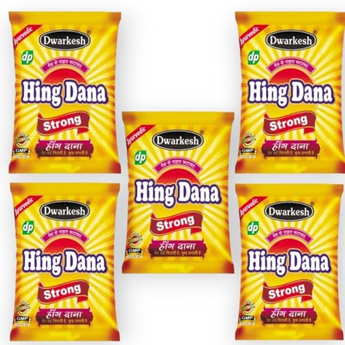 Image of HING DANA by Dwarkesh Products 50gm X 5 packet (Pack of 5 * 50 gm)