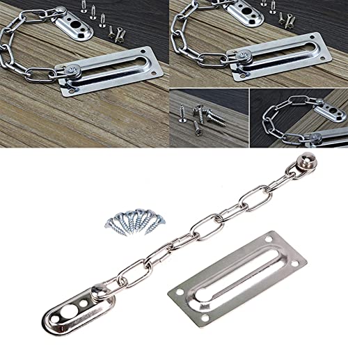 Serrure à chaîne en acier inoxydable pour sécurité de porte et armoire - 3