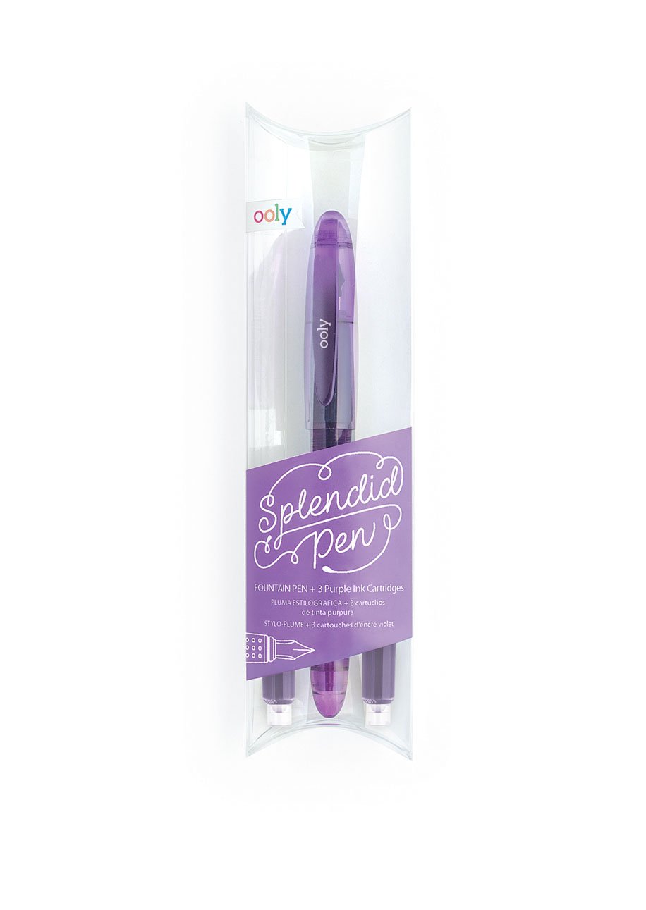 Ooly Splendid Fountain Pen and Ink Refills Set (1 Pen & 3