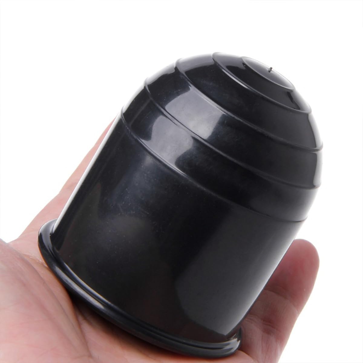 JNNJ 4 Pezzi Tappo Gancio Traino Rimorchio Copertura a Sfera, Copri Palla Gancio Auto, Plastica Tappo di Protezione Gancio Traino Rimorchio, per Camion Collettori Semirimorchi Autovetture(Rosso