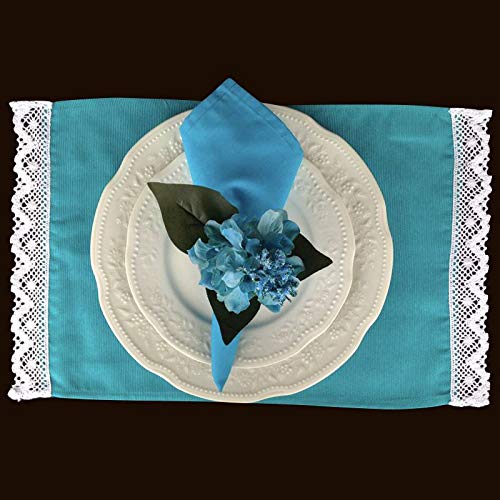 Porta Guardanapo Boca de Leão (Azul Turquesa) - 4 unidades