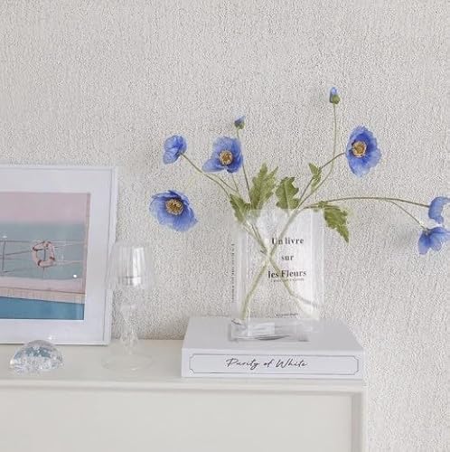 Vasi Decorativi Vaso Libro Trasparente, Vaso Alto