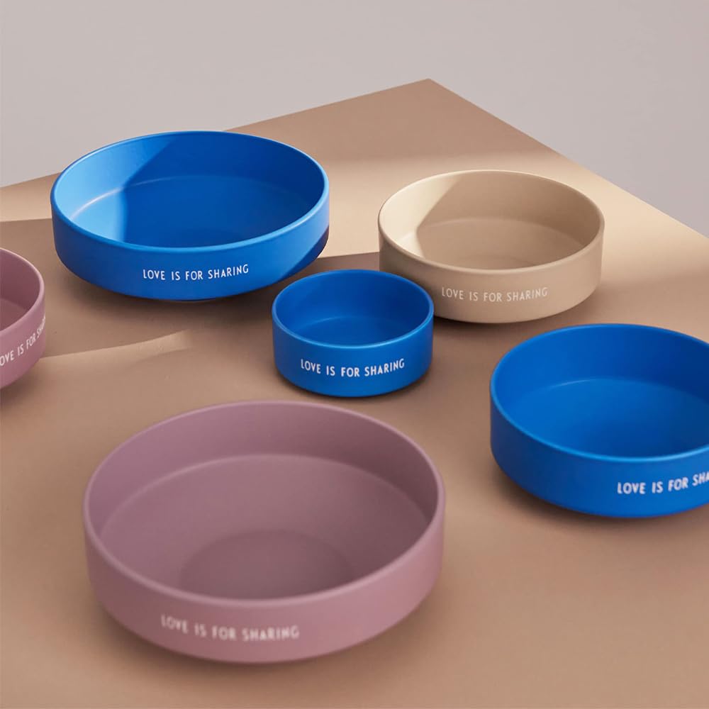 Design Letters Snack Schale Lavendel 1200 Ml | Porzellan Snackschale für Weihnachtsdeko, Weihnachtsdeko Tisch, Weihnachtsgeschenke Kleinigkeiten | Salatschüssel, Müslischalen, Rührschüssel, Bowl