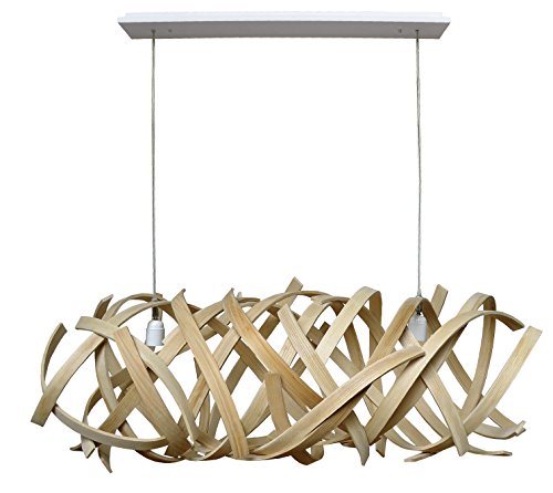 Lustre design en bois Lola. : Amazon.fr: Luminaires et Éclairage