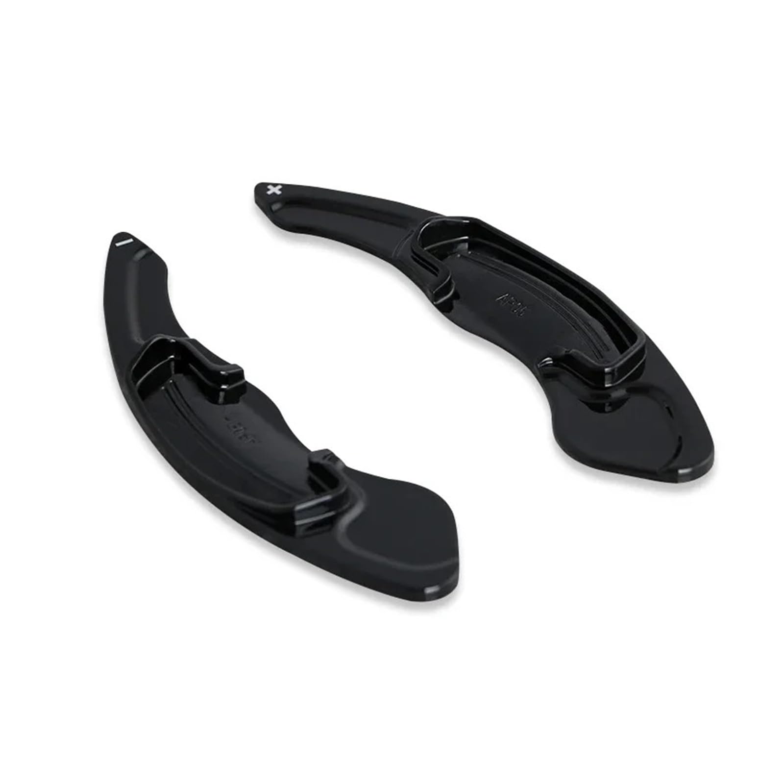 Xxiucj Car Paddle Shifter Extensions for Acura for CDX for MDX for RDX Car Steering Wheel Paddle Shifter Extension Shift ABS Carbon Fiber(Black)