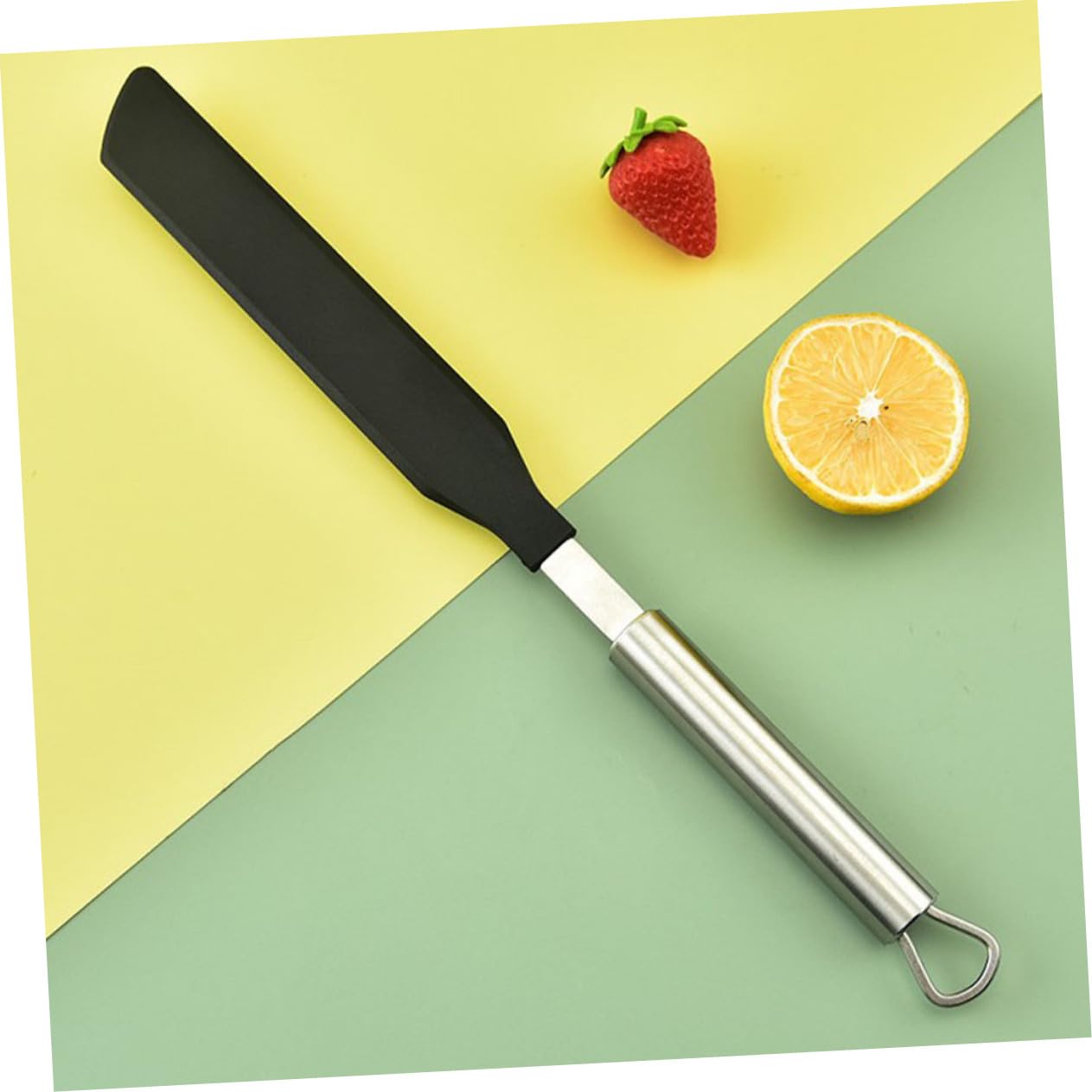 MAGICLULU 3 Juegos Espátula De Crema Espátula De Fondant Para Crepes Sartén Expander Esparcidor De Crepes Palo Esparcidor De e Palo De e Tortita Decoración No Nylon Silver