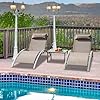   Domi-Pool-Lounge-Chairs-Set-of-3-Adjustable-Aluminum-Outdoor-Chaise-Lounge-Chairs-with-Metal-Side-Table-All-Weather-for-Deck-Lawn-Poolside-Backyard-Beige-Textilene