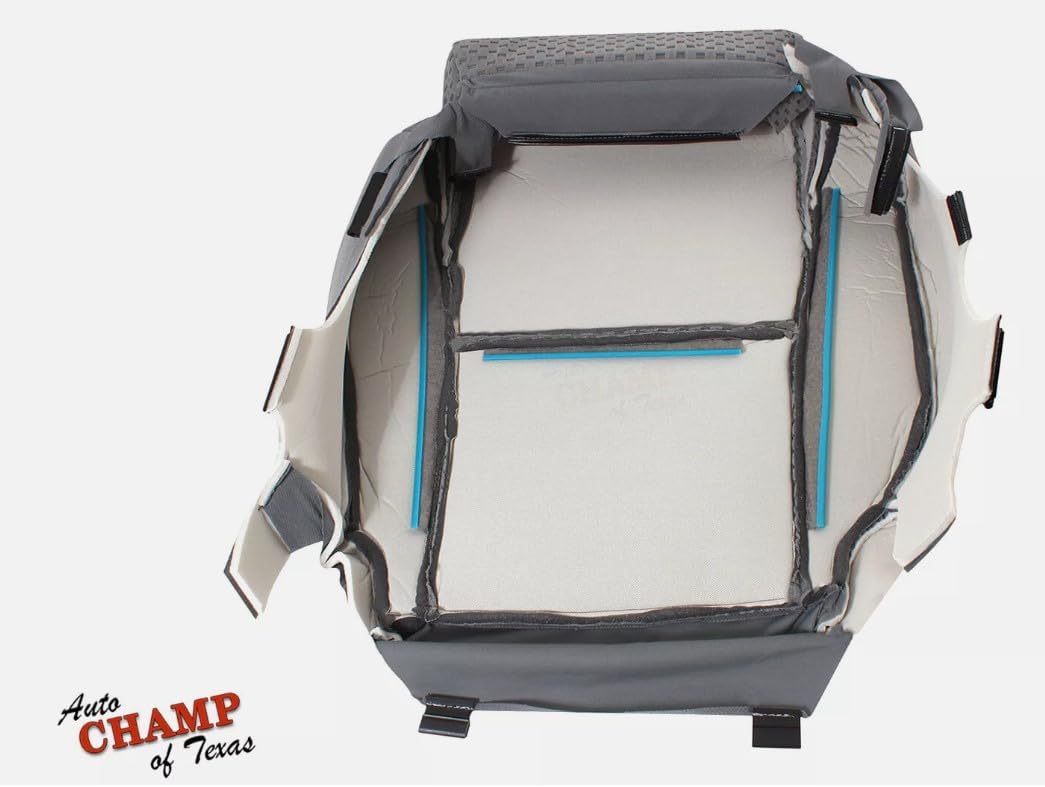 Compatible with 2008-2011 Toyota Tundra - Driver Side Bottom Cloth Seat Cover, Graphite Gray