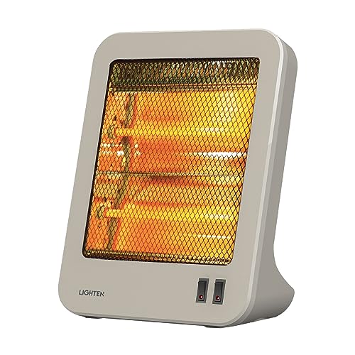 電気ストーブ ヒーター 暖房器具 足元 400W/800W 転倒時電源OFF 2段階切替 過熱保護 3秒速暖 遠赤外線 軽量 省エネ 持ち運び簡単 脱衣所 トイレ キッチン リビング TT-HM-D003-IV