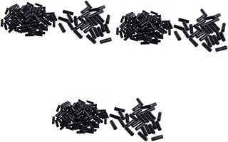 Toyvian 3 Series Cable Bicicleta De Caps Y Tips Cables Cambio Compatible Con Color Negro Accesorios De Bicicleta Duraderos Y Prácticos 200 Piezas*3