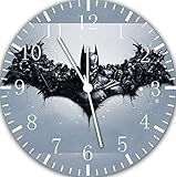 Batman Wall Clock Quite Silent Non-Ticking 10 Inches Frameless- Great Decor for Home or Office –...