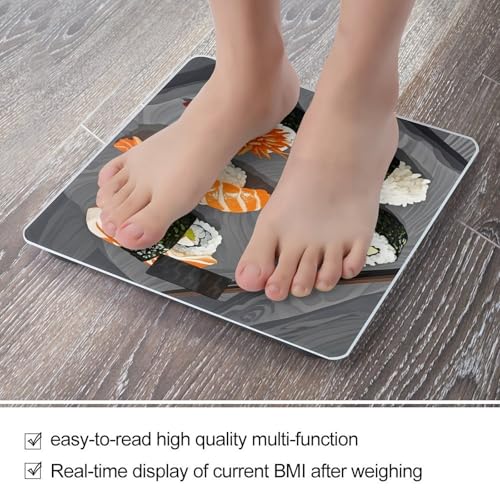 Báscula digital de vidrio templado para baño 400 lb miniatura 5