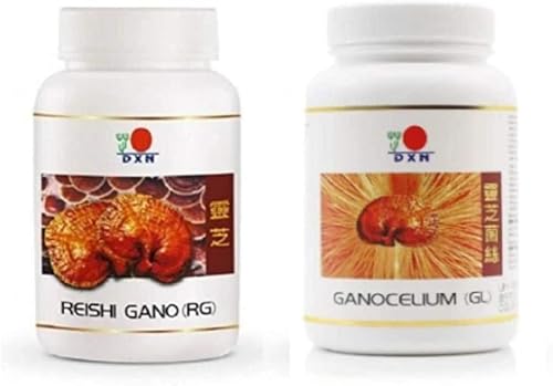 DXN 1 Bottle Reishi Gano RG 90 Capsules + 1 Bottle Ganocelium GL 90 Capsule