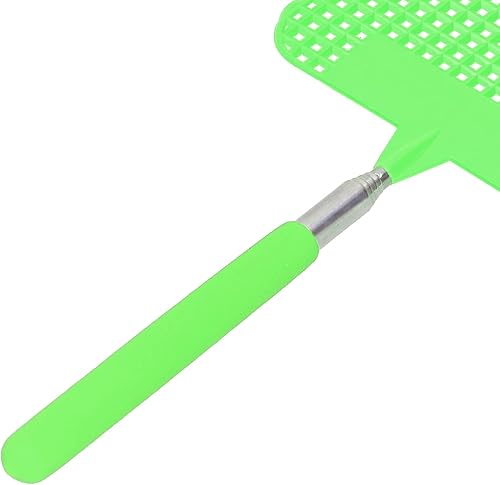 Miniatura 9 de Matamoscas telescópico, retráctil extensible de plástico ligero con varilla de acero inoxidable para el hogar para la oficina para acampar para