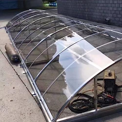 Polycarbonat-Dachbahn Transparent - Wetterfest Für Vordächer, Gewächshäuser Und Markisen