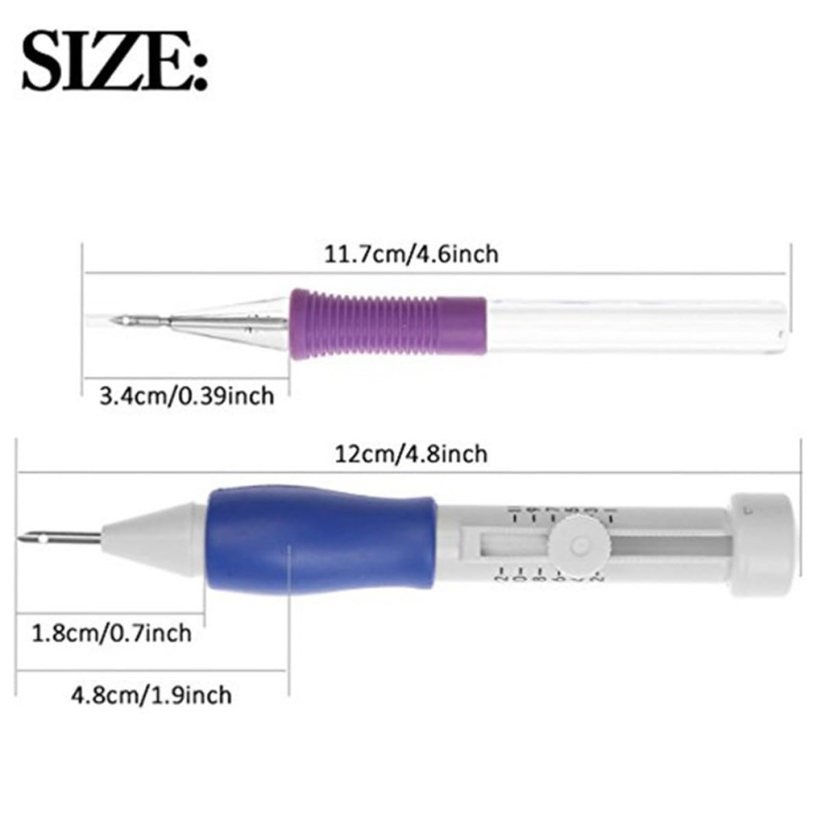 HYTROVE Kit de Bordado Incluye Hilos y Agujas Pequeñas, Medianas y Grandes de 136 Piezas con Aguja Perforadora para Principiantes Adecuado para Manualidades y Bordado