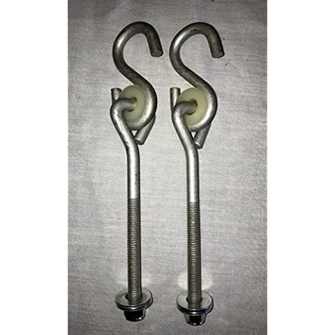 swingsetaccessories.com 6" Bolt Hanger Pair (4" shaft length) Cover