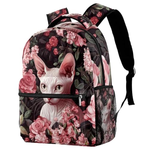 Sac à dos de voyage Campus chat sans poils multicolore enfant mixte
