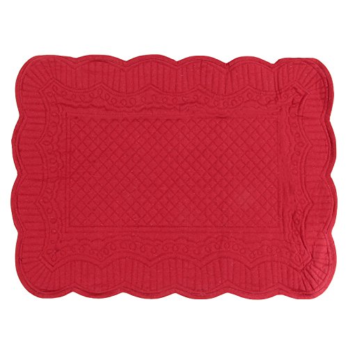 Thedecofactory 500352 Set de Table, Coton, Rouge, 35 x 50 x 3 cm Cover