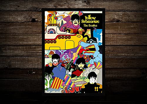 L’affiche du sous-marin jaune des Beatles | Imprimé sous-marin jaune | Impression encadrée ou non encadrée | A3 (42.0×29… - Les Beatles, Paul McCartney, John Lennon, RIngo Starr, George Harrison L'affiche du sous-marin jaune des Beatles | Imprimé sous-marin jaune | Impression encadrée ou non encadrée | A3 (42.0x29… – Image 8