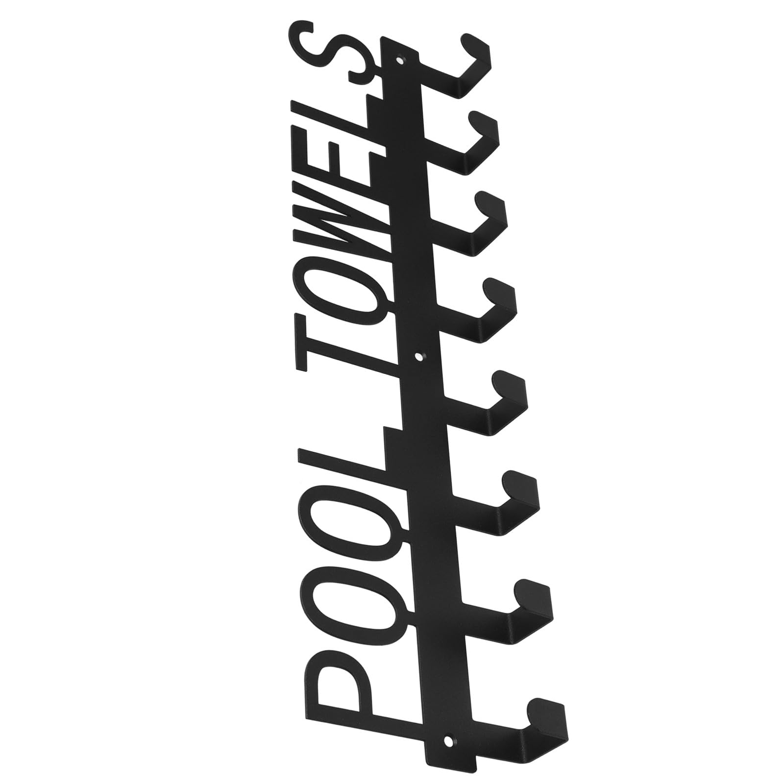 Gancho Multifuncional de Ropa Baño Toallas de Hierro para Negro Creativo Toallero Portátil Diseño para Cocina