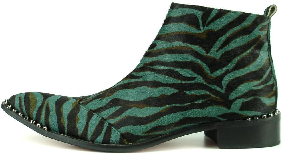 FI-7315 Men's Pony Hair Boot with Zipper on the Side