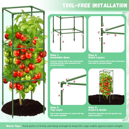 Treillis à tomates Riare anti-affaissement pour lit surélevé - 5