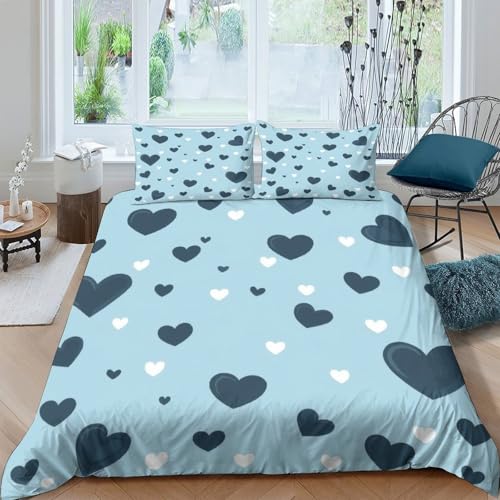 Housse de couette zippée anti-acarienne lit simple fille 3D - 4