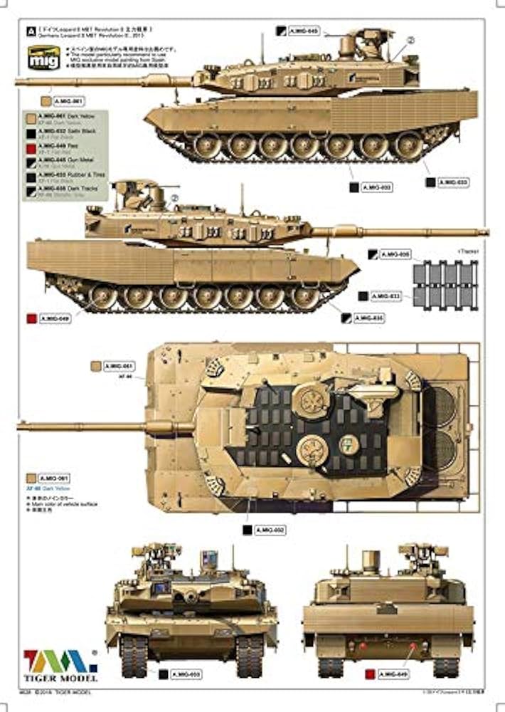 タイガーモデル 1/35 ドイツ軍 レオパルド2 レボリューション1 MBT プラモデル TML4629 dwos6rj Amazon | タイガーモデル 1/35 ドイツ軍 レオパルド2