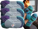 Gewicht: 3x100 Gramm Gründl 3x100 Gramm Filzwolle Spectra aus 100% Schurwolle, (Sparset 03 Blau Mix) inkl. Strickanleitung für Filzhausschuhe + 3 Strasssteine zum aufnähen
