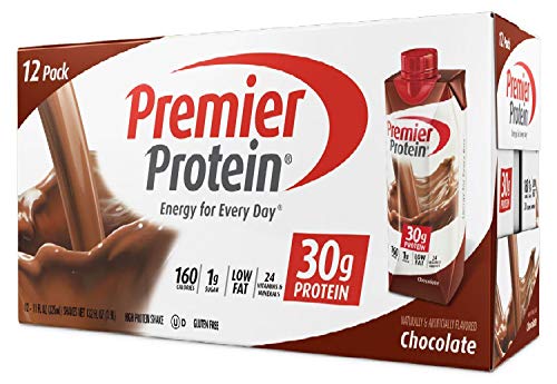 Premier Protein 30g Protein Shakes, Chocolate, 11 Fluid Ounces, 24 Count