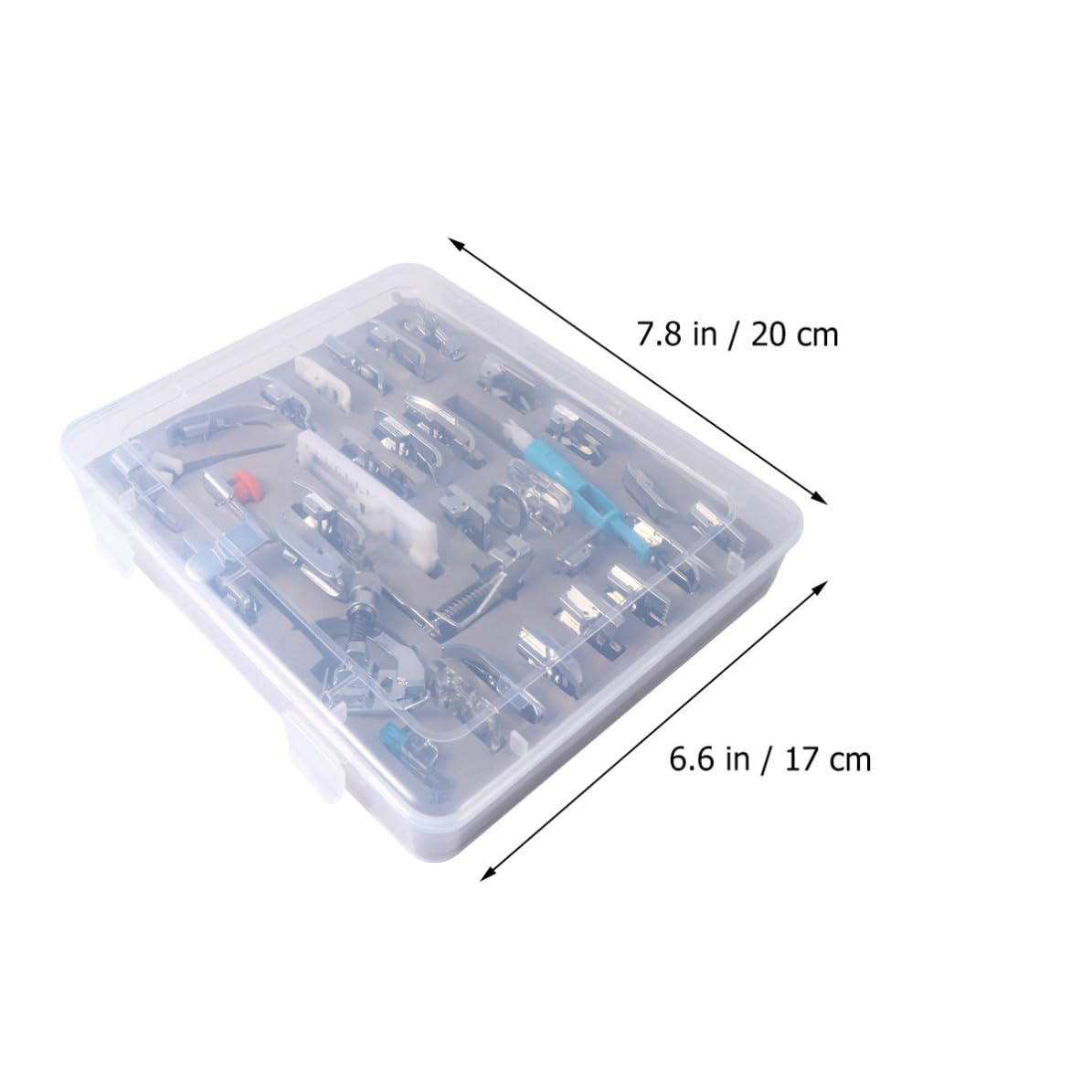Beaupretty Piedino da Acciaio Lock Premistoffa per Macchina, Cucire