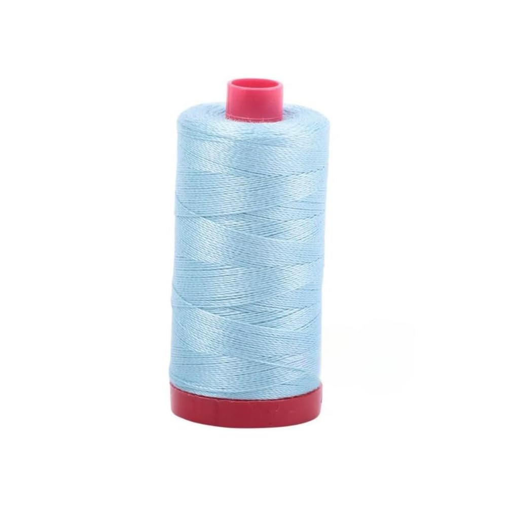 Fil de coton égyptien Aurifil 12 W turquoise clair 2805 de qualité supérieure