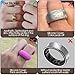 Waterproof Stickers Compatible With Oura Gen 4/3, Samsung Galaxy, ULTRAHUMAN AIR, RingConn 2/1 - Super Thin Aesthetic Protector for AI Smart Ring Cover Accessories (6pcs, 10)