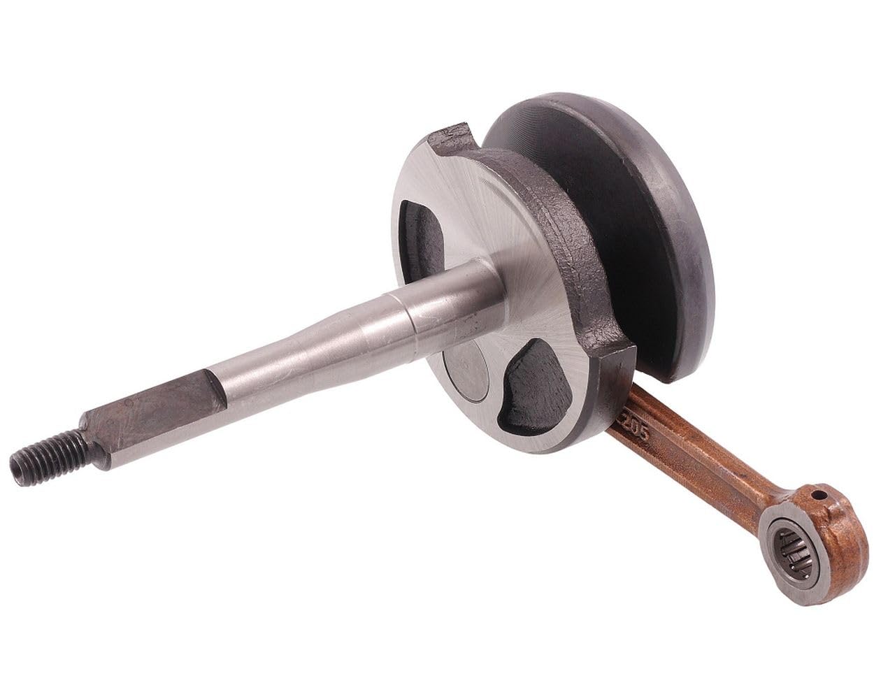 2EXTREME Kurbelwelle 10mm kompatibel für Vespa, Piaggio Ciao, Citta Mofa Moped