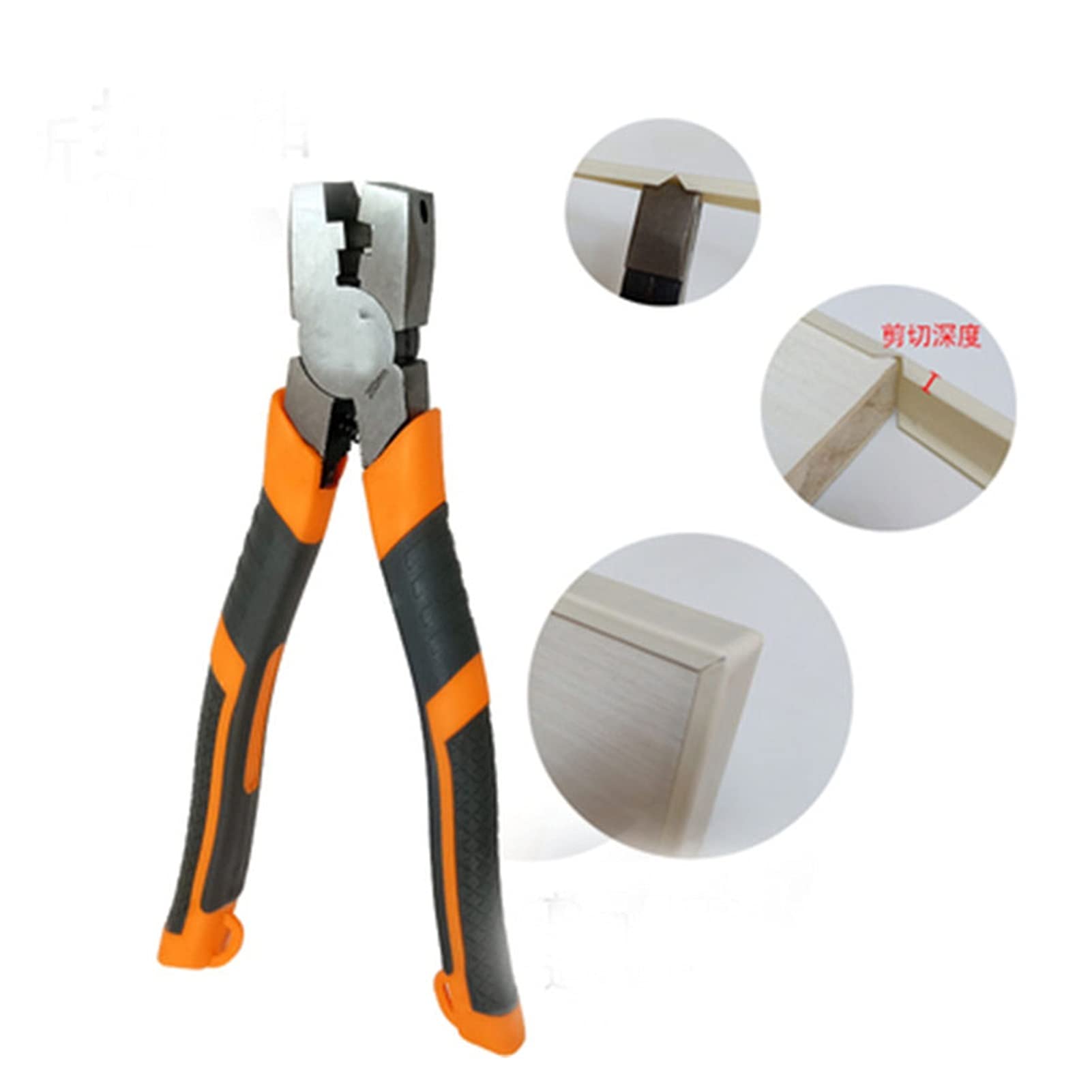Obcinak do rur, 45-135 Stopień multi-angle Mitre Siding drutu Duct Cutter PCV, PE Plastikowy wąż Scissor Cut wystrój domu sanitarny Narzędzie(3pcs with 10pc blade)
