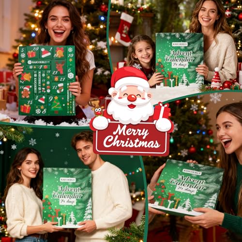 Makeup Advent Calendar 2025,24 Days Christmas Advent Calendar for Teen Girls,2025 Xmas Countdown Calendar Make Up Sets for Christmas Party Festival with Mascara Eyeshadow Lipstick Blush Eyebrow Soap - Image 6